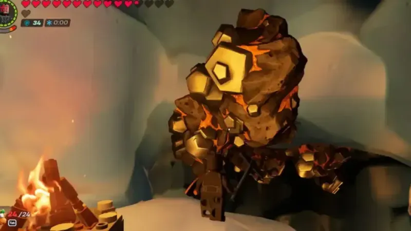Como encontrar ferro e como fazer barras de ferro em LEGO Fortnite