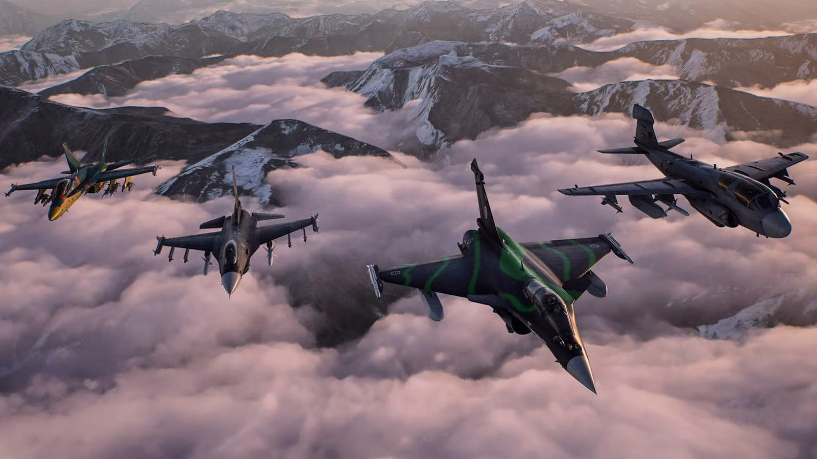 Ace Combat 8: aviões para desbloquear primeiro na campanha