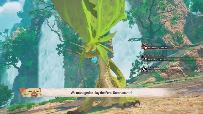 Como derrotar Somnacanth Selvagem em Monster Hunter Stories 3
