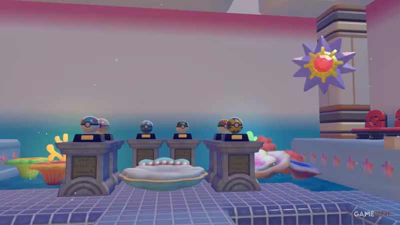 Pokopia: onde encontrar as 6 Poké Bolas do Ginásio da Sereia