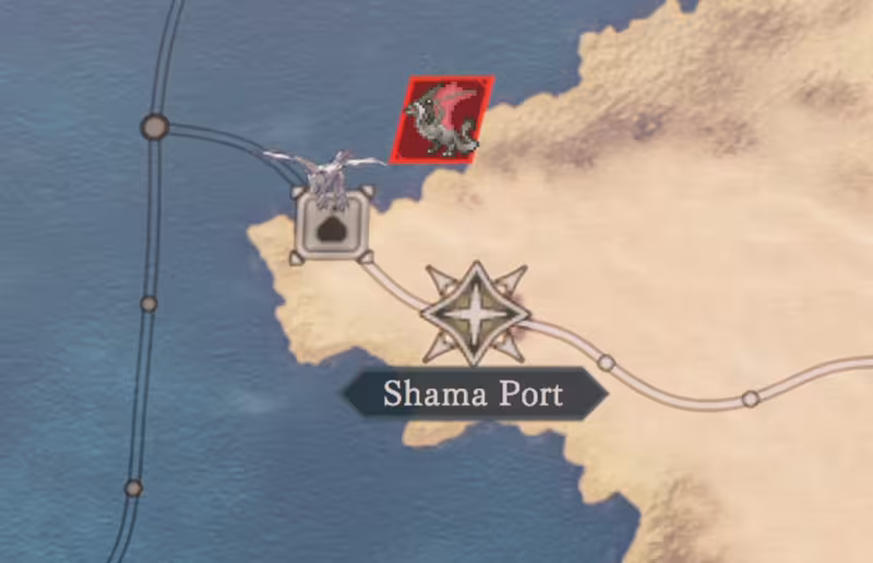 Fire Emblem: Fortune's Weave: mapa da Ilha Solomon