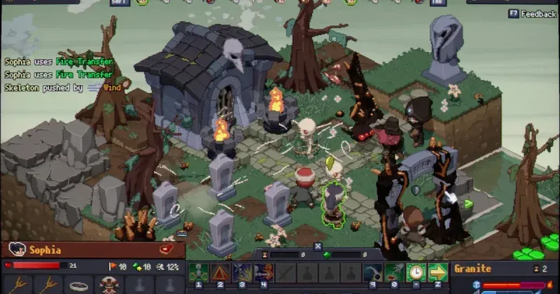 Never's End: táticas, magia térmica e construção de vila nesse RPG Tático