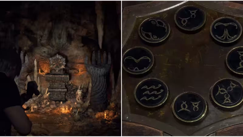 Como resolver os quebra-cabeças da Caverna do Lago em RE4 Remake