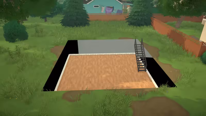 Como construir um porão em Paralives