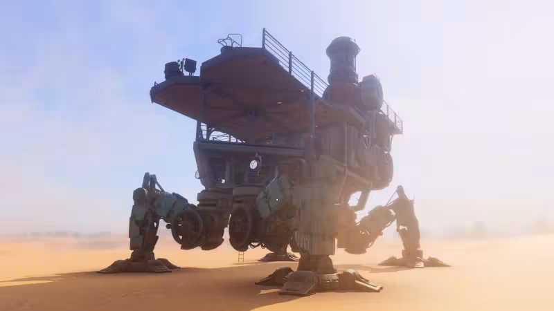 Como dirigir e recarregar o Trampler em Sand: Raiders of Sophie