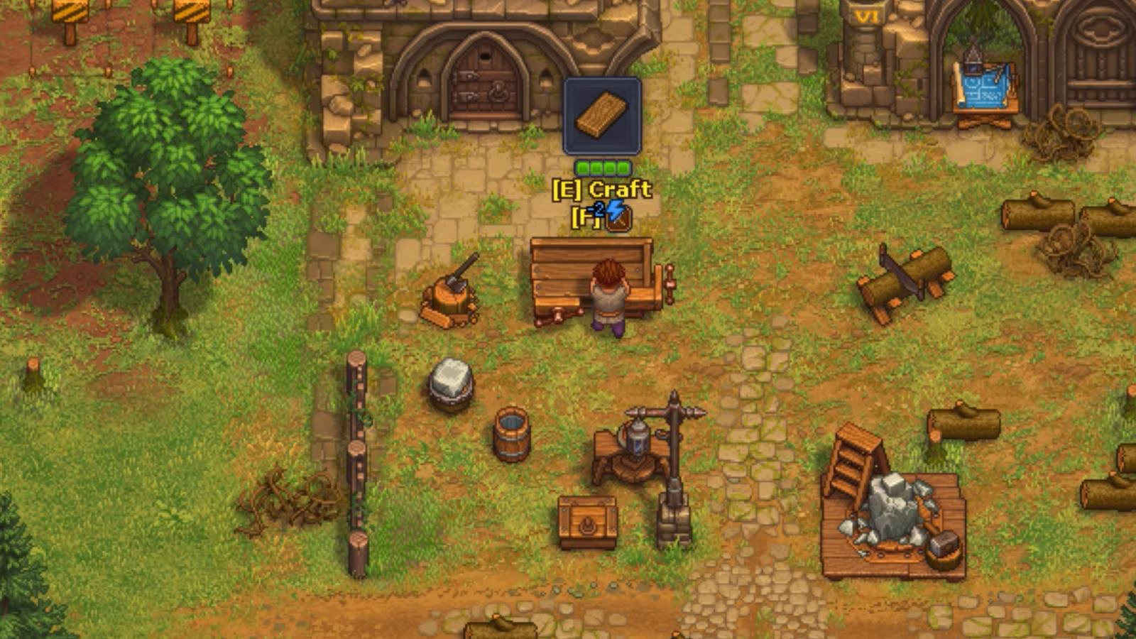 Como conseguir Tábuas de Madeira em Graveyard Keeper 2