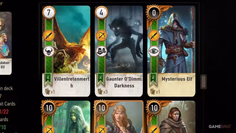 The Witcher 3: melhores cartas do baralho dos Scoia’tael