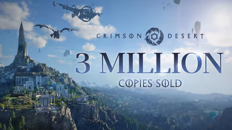 Crimson Desert vende 3 milhões de cópias em menos de uma semana