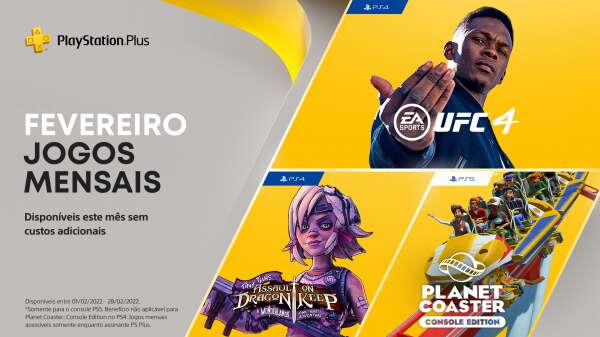 Revelados Jogos Mensais de Fevereiro da Playstation Plus