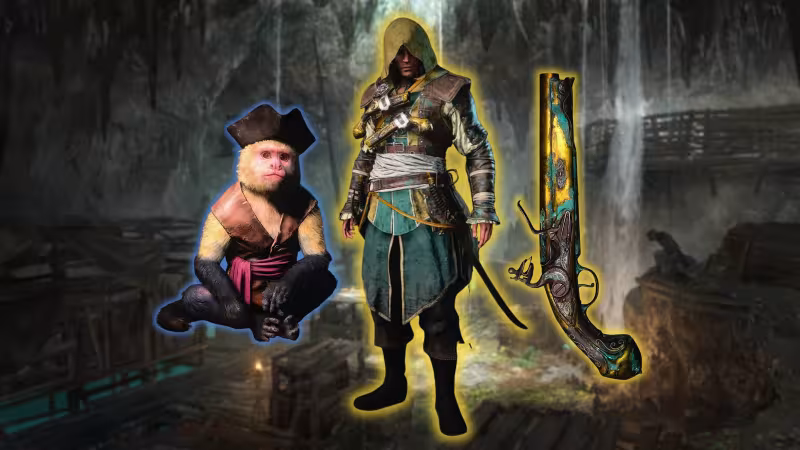 Resgate itens lendários grátis em AC Black Flag Resynced