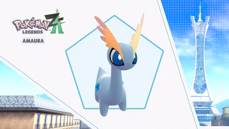 Pokémon Legends Z-A: como obter e evoluir Amaura