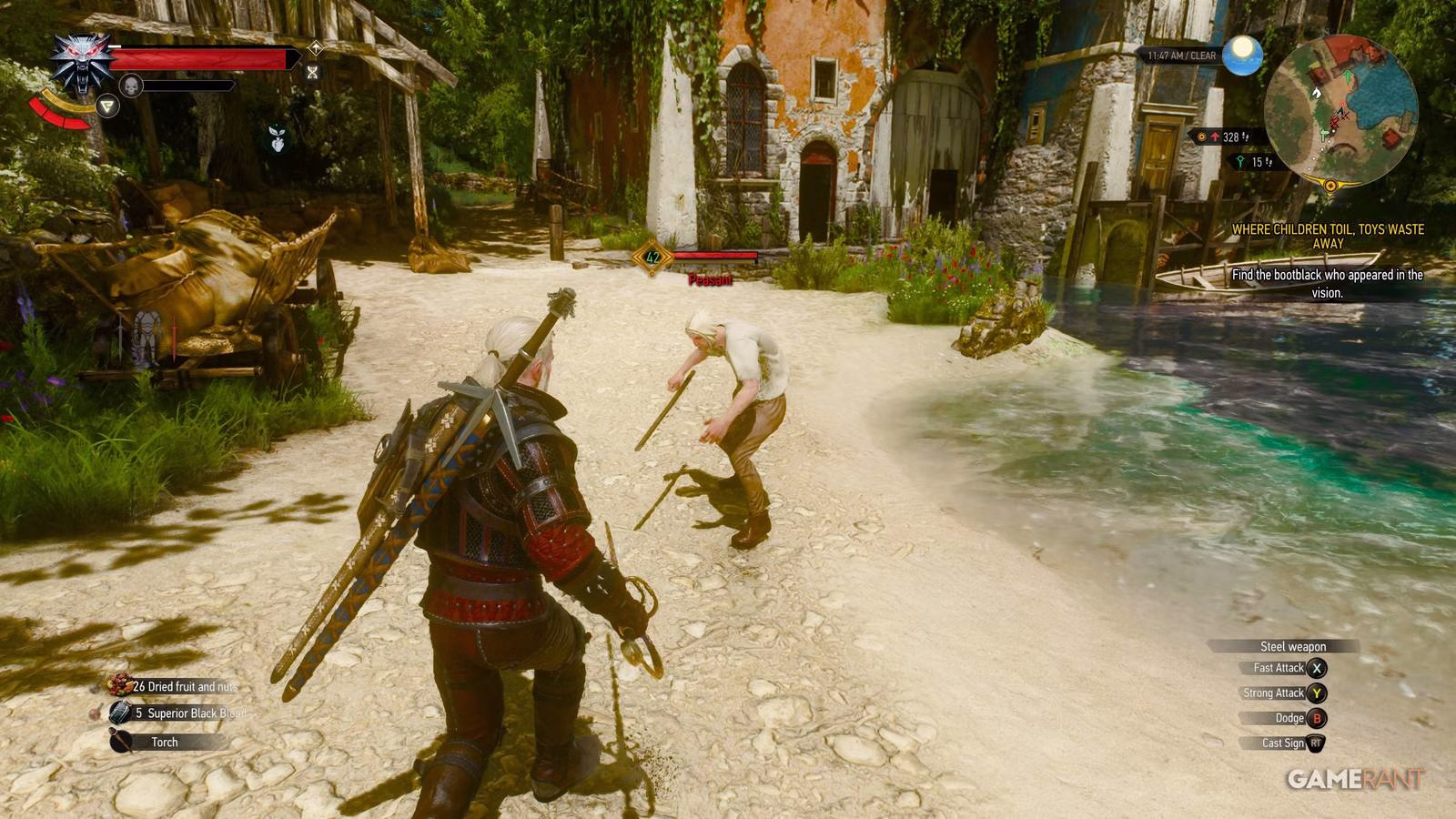 The Witcher 3: como concluir Amidst the Mill's Grist