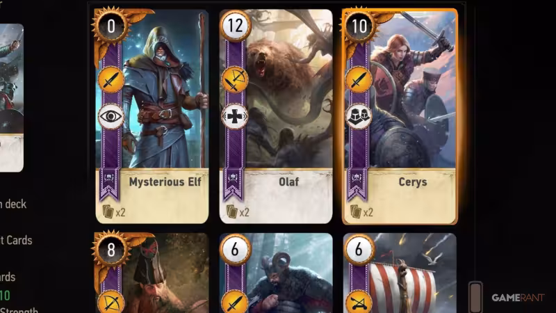 The Witcher 3: melhores cartas do baralho de Skellige