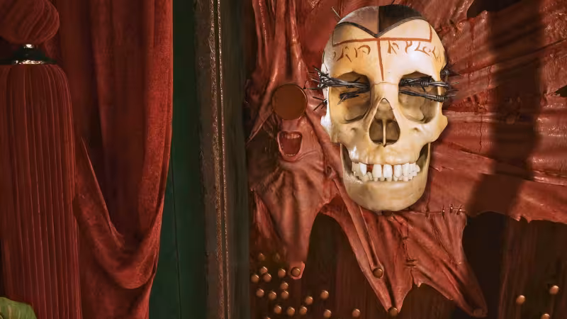 Hellraiser: Revival — solução do enigma do crânio e chave