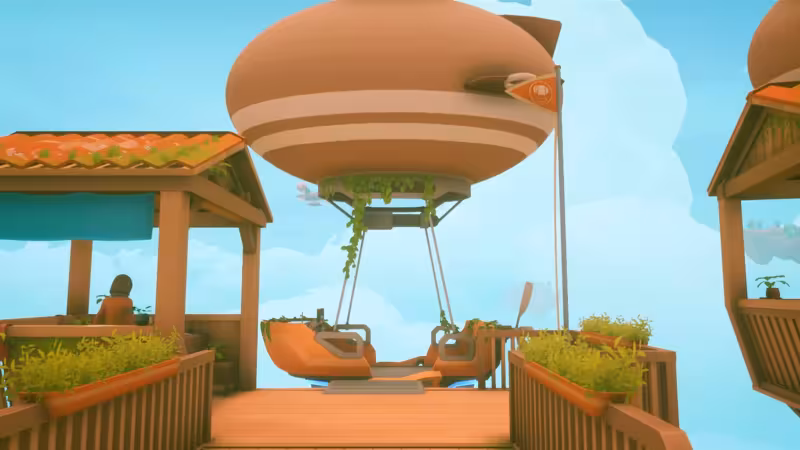 Como conseguir componentes do dirigível em Solarpunk