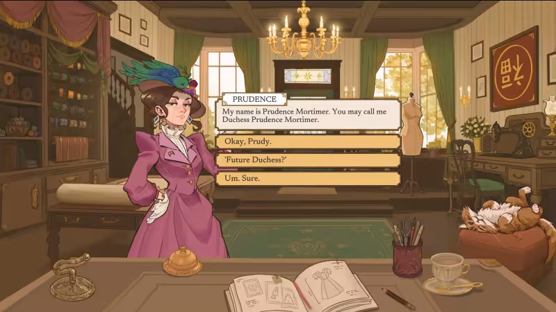 Dressmaker: como completar a encomenda de Prudence