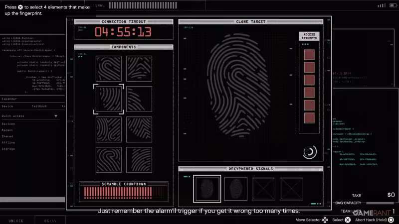 GTA Online: respostas do hack de impressão digital no Kortz Center