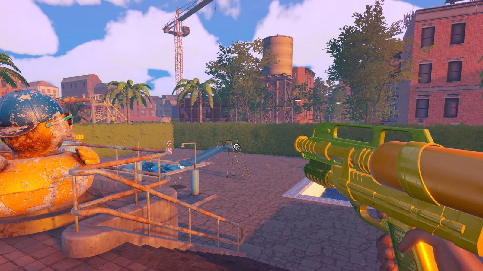 Waterpark Simulator: como espalhar amor com a pistola de água
