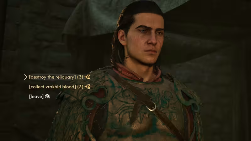 Blood of Dawnwalker: destruir o Relicário ou coletar sangue?