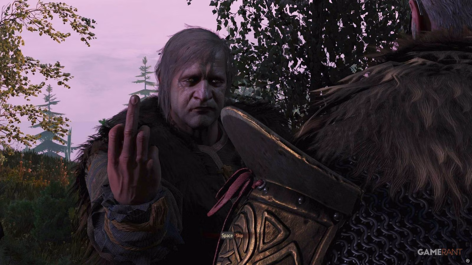 The Witcher 3: como quebrar o voto de silêncio de Egill