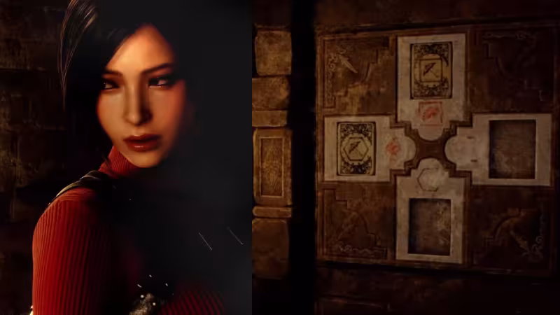 RE4 Separate Ways: como resolver o enigma da pedra litográfica