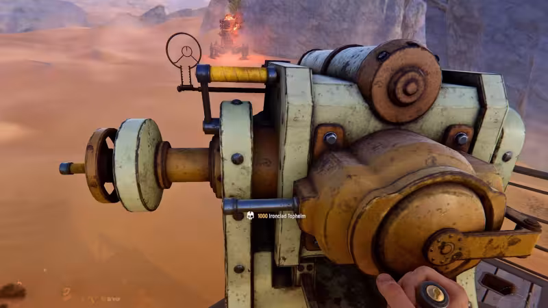 Como instalar canhões no Trampler em Sand: Raiders of Sophie