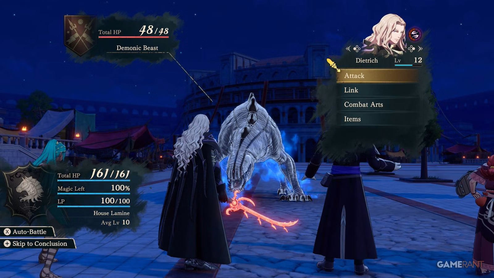 Fire Emblem Fortune's Weave: guia da missão Monstro na Noite