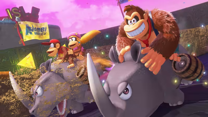 Donkey Kong Bananza foi desenvolvido pela equipe do Super Mario Odyssey