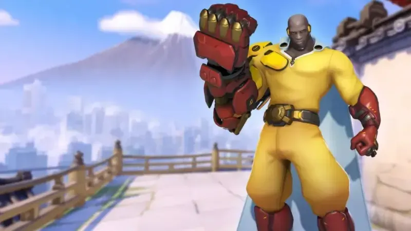 Nova temporada de Overwatch 2 terá skin de Saitama para Doomfist