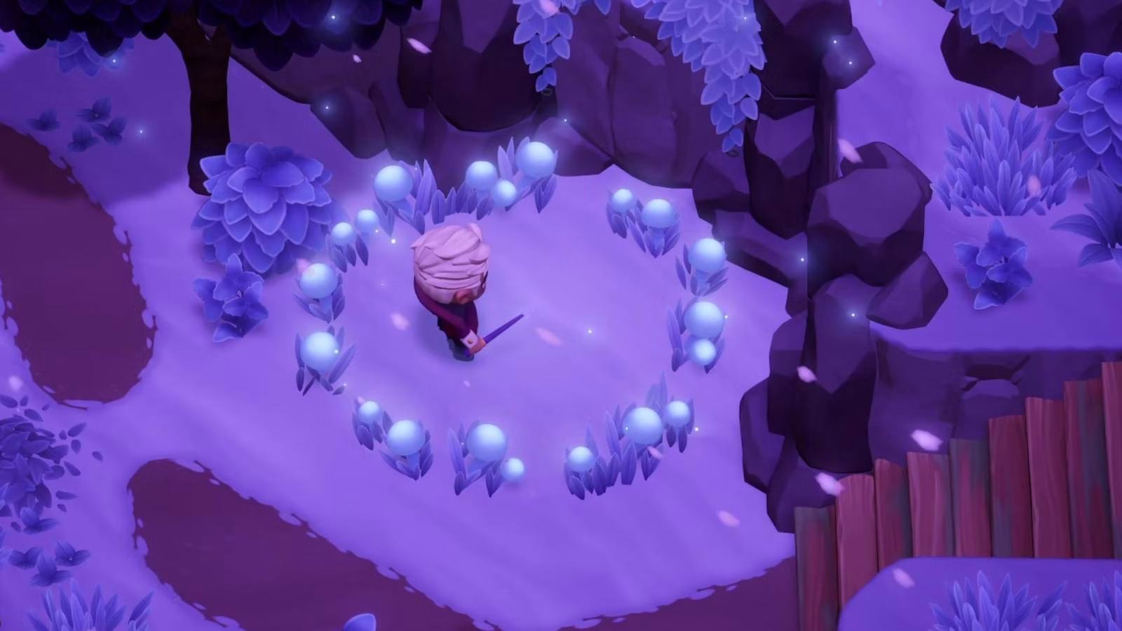 Moonlight Peaks: como ativar os círculos de cogumelos