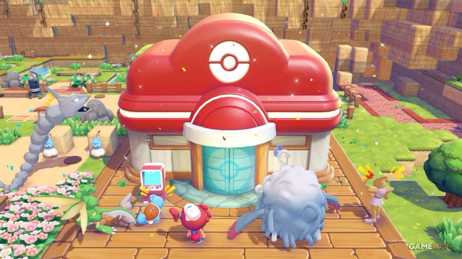 Pokemon Pokopia: como reconstruir o Centro Pokémon e encontrar Onix
