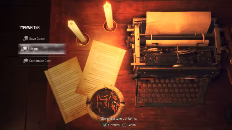 Como usar o Armazenamento em Resident Evil 4 Remake