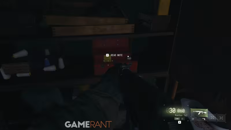 Call of Duty: Modern Warfare 4 — localização de bilhetes e contrabando