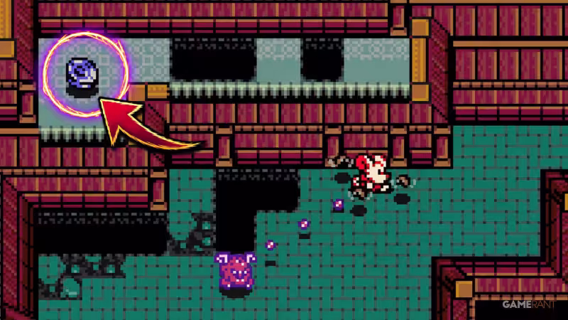 Mina the Hollower: como pegar a escada na Pinky’s Parlor