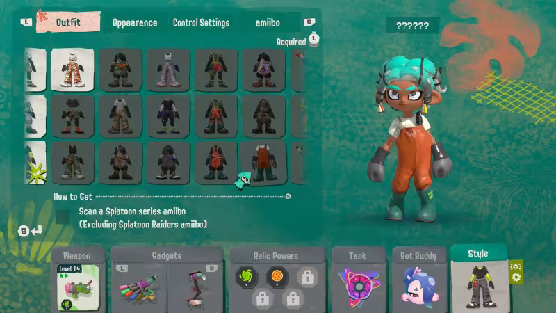 Splatoon Raiders: como desbloquear roupas de amiibo