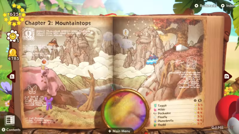 Yoshi and the Mysterious Book: todas as Smiley Flowers do Capítulo 2
