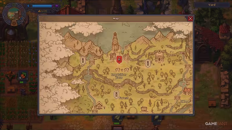 Graveyard Keeper 2: como usar a viagem rápida e ativar pontos