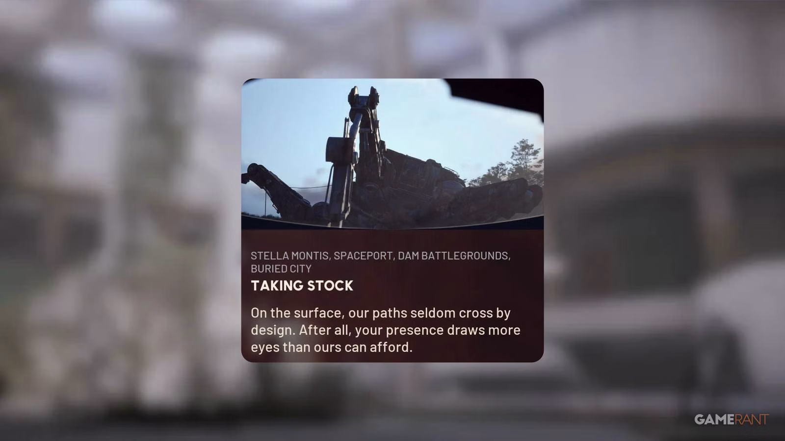 ARC Raiders: objetivos e recompensas da missão Taking Stock